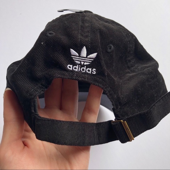 Adidas Originals black corduroy baseball cap NWT - Picture 6 of 8